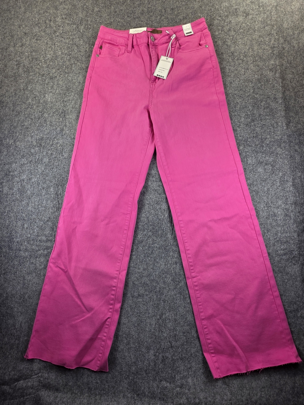 Bright Pink Women's Wide-Leg Jeans
